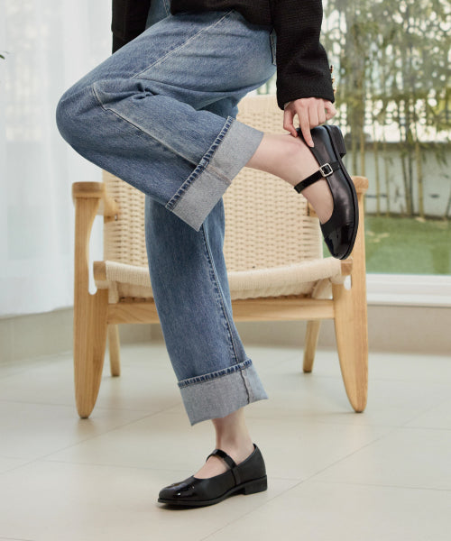 MARY JANE FLAT BLACK