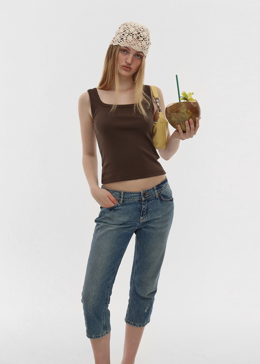 STANDARD WIDE SQUARE NECK TANK 7