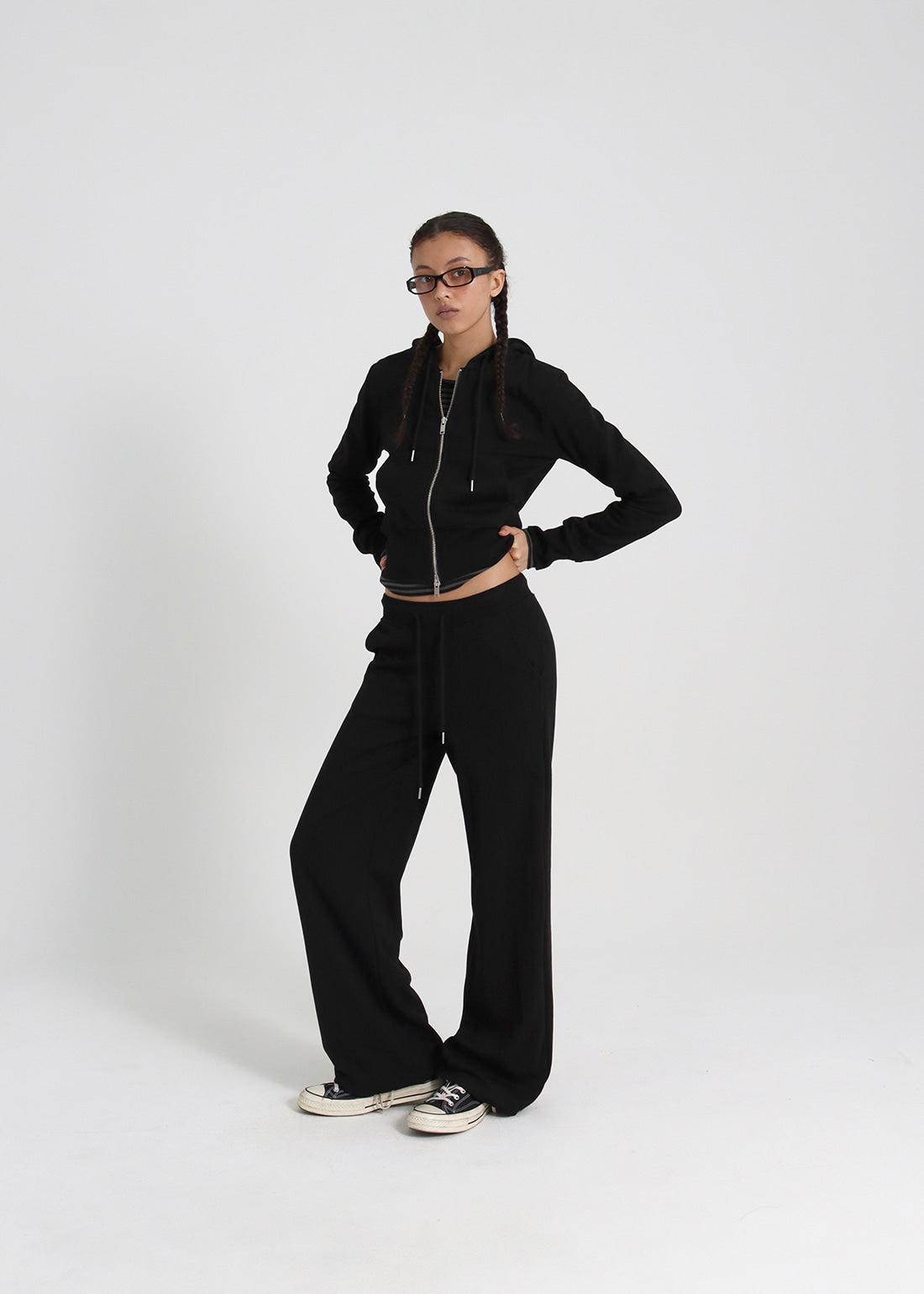 LIGHT SWEAT STRAIGHT BANDED PANTS - 3 COLORS 5
