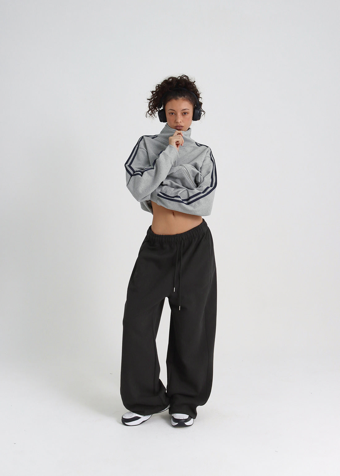 HEAVY SWEAT WIDE TWO-WAY PANTS - 6 COLORS 7