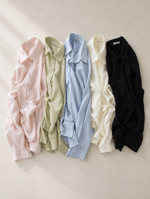 TONE SLIM COTTON SHIRT - 4 COLORS