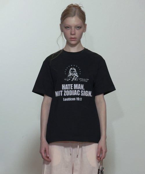 ZODIAC SIGN TEE - 2 COLORS BLACK