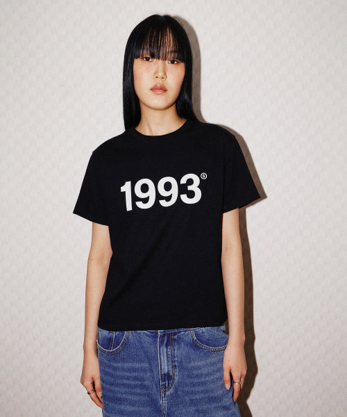 1993 BIG LOGO REGULAR FIT T-SHIRT - 5 COLORS BLACK