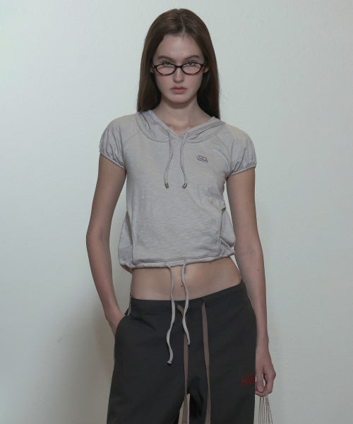 RAGLAN HOODIE TEE BLUSH - 3 COLORS AS SHOWN