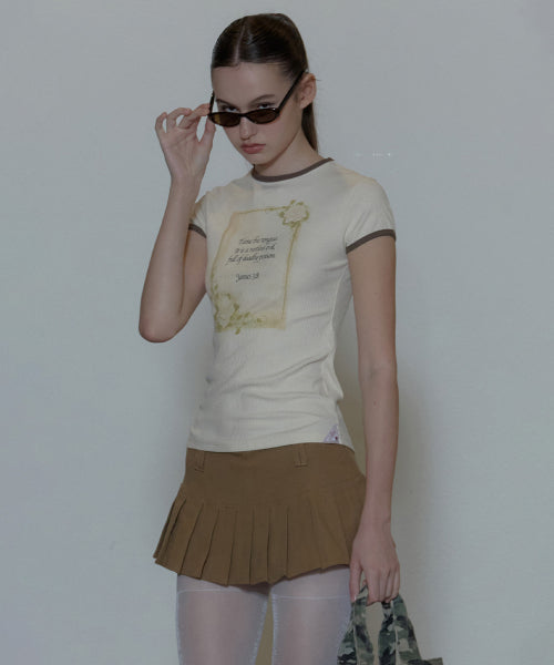 ROSE RINGER TEE RAW AS SHOWN