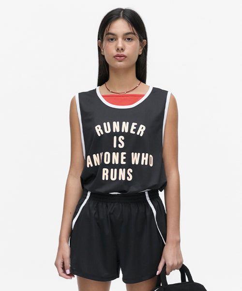 MESH RUNNER CLUB SLEEVE - 2 COLORS BLACK