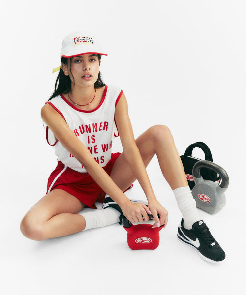 MESH RUNNER CLUB SLEEVE - 2 COLORS WHITE