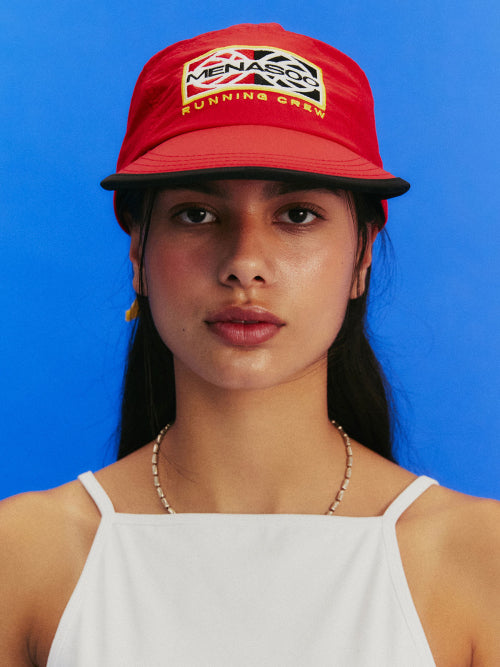 MENASOO TRACK CAMPCAP - 2 COLORS RED