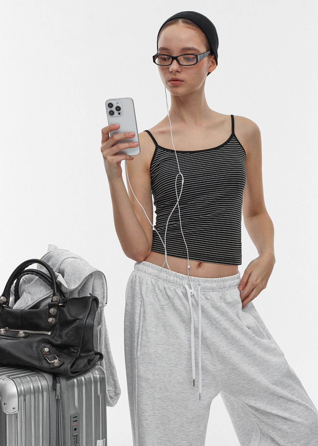STRIPE BASIC STRAP TANK 2