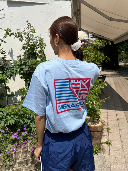 SMALL HEARTTRACK OVER FIT TEE - 3 COLORS BLUE