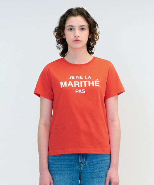 W JE NE LA LOGO TEE - 3 COLORS PINK