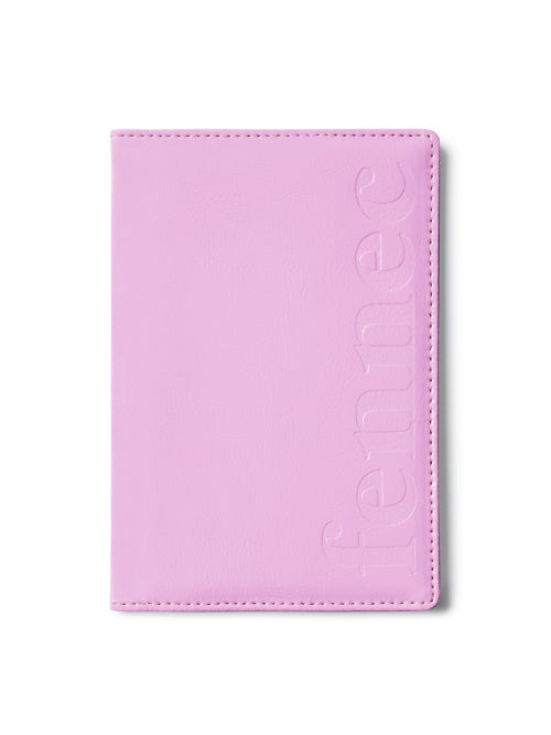 CRINKLE PASSPORT CASE SAGE - 5 COLORS PINK