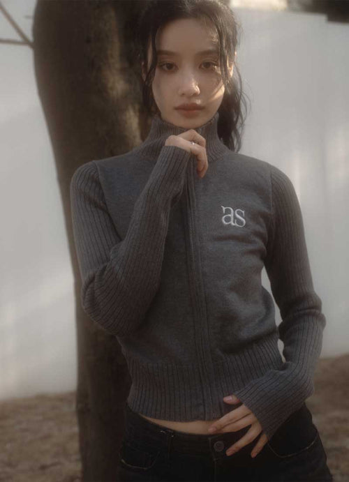 MARON KNIT ZIP-UP - 3 COLORS
