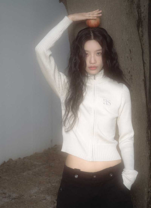 MARON KNIT ZIP-UP - 3 COLORS