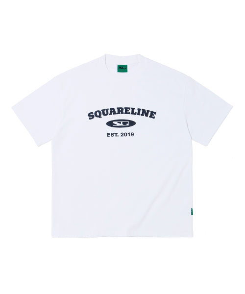 BASIC LOGO T-SHIRT - WHITE BAG AS SHOWN