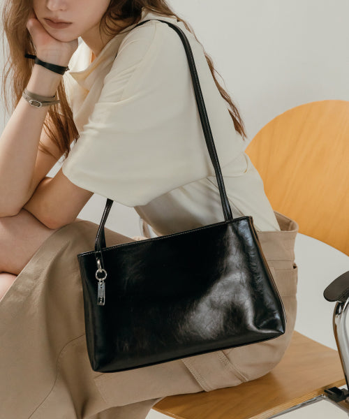 SHOULDER BAG - 3 COLORS BLACK