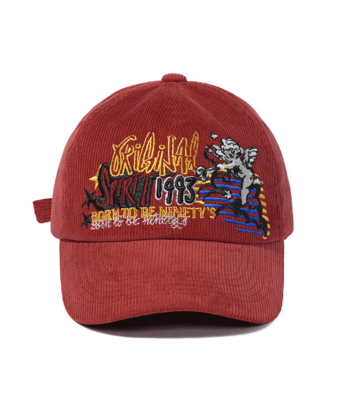 ANGEL CORDUROY BALL CAP - 4 COLORS AS SHOWN