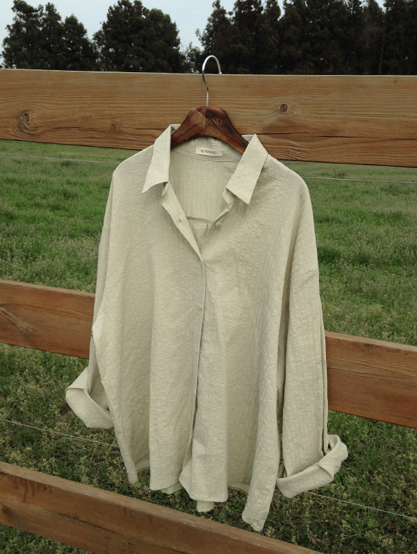 TONE SLIM COTTON SHIRT - 4 COLORS