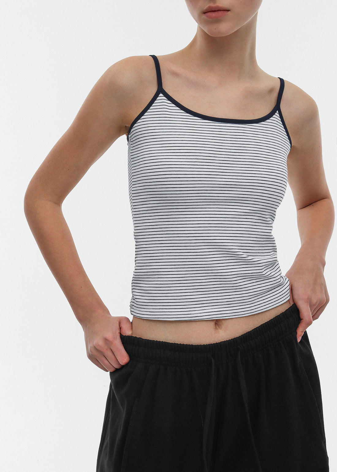 STRIPE BASIC STRAP TANK 1