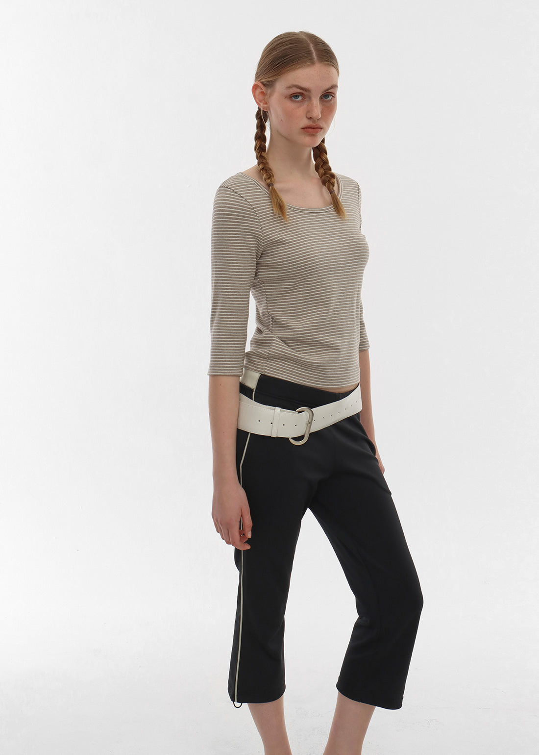 STANDARD U-NECK 3/4 SLEEVE TEE 17