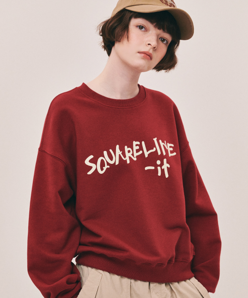 SQUARELINE IT SWEATSHIRTS BAG - 3 COLORS WINE