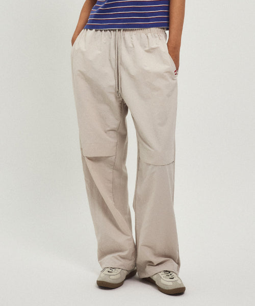 BACK TO BACK COTTON WIDE PANTS - 3 COLORS GREY