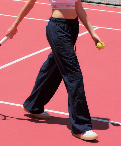 BACK TO BACK COTTON WIDE PANTS - 3 COLORS NAVY