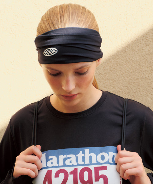 MENASOO STRETCH HAIRBAND - 4 COLORS BLACK