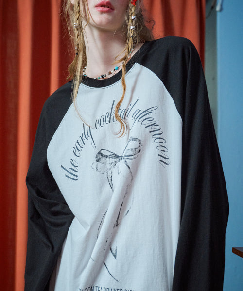 RAGLAN LONG SLEEVE - 2 COLORS BLACK