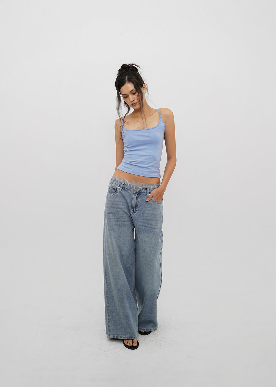 STRETCH COTTON STRAP BASIC TANK 6