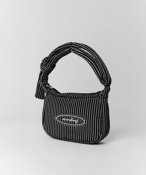 MARO MERRY STRIPE PADDING CROSSBODY BAG - 3 COLORS PINK