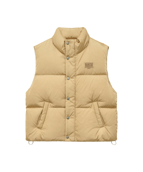 CLASSIC LOGO DUCK DOWN VEST - 3 COLORS YELLOW