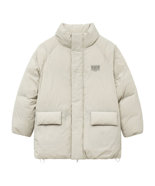 INQUILTING DUCK DOWN PUFFER - 2 COLORS LIGHT GREY