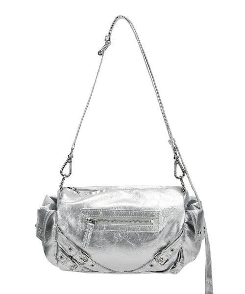 STUD POCKET BAG - 5 COLORS SILVER