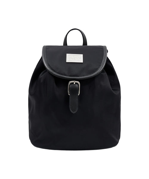 CLASSIC LOGO BUCKLE BACKPACK - 4 COLORS BLACK