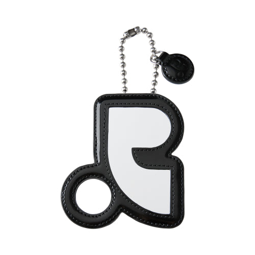 MIRROR CARD HOLDER KEYRING - - 3 COLORS BLACK