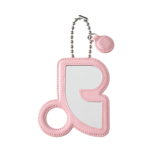 MIRROR CARD HOLDER KEYRING - - 3 COLORS PINK