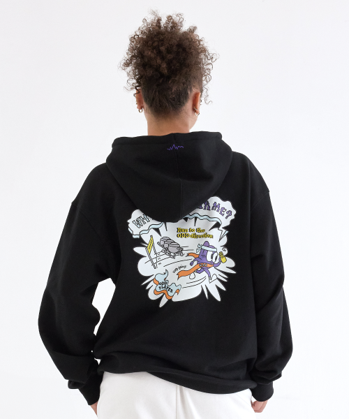 ODD PLAYER WBTS RUN HOODIE BLACK