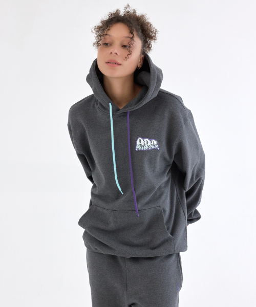 ODD PLAYER WBTS TENNIS HOODIE CHARCOAL