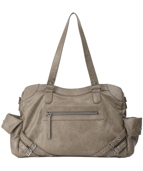 STUD POCKET BIG BAG KHAKI