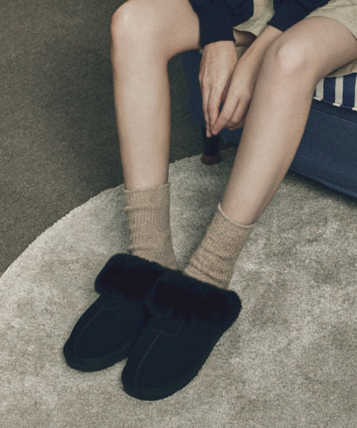 PLATFORM SLIPPER NINA BLACK