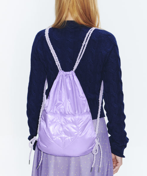 HEART STRING BAG - 6 COLORS LAVENDER