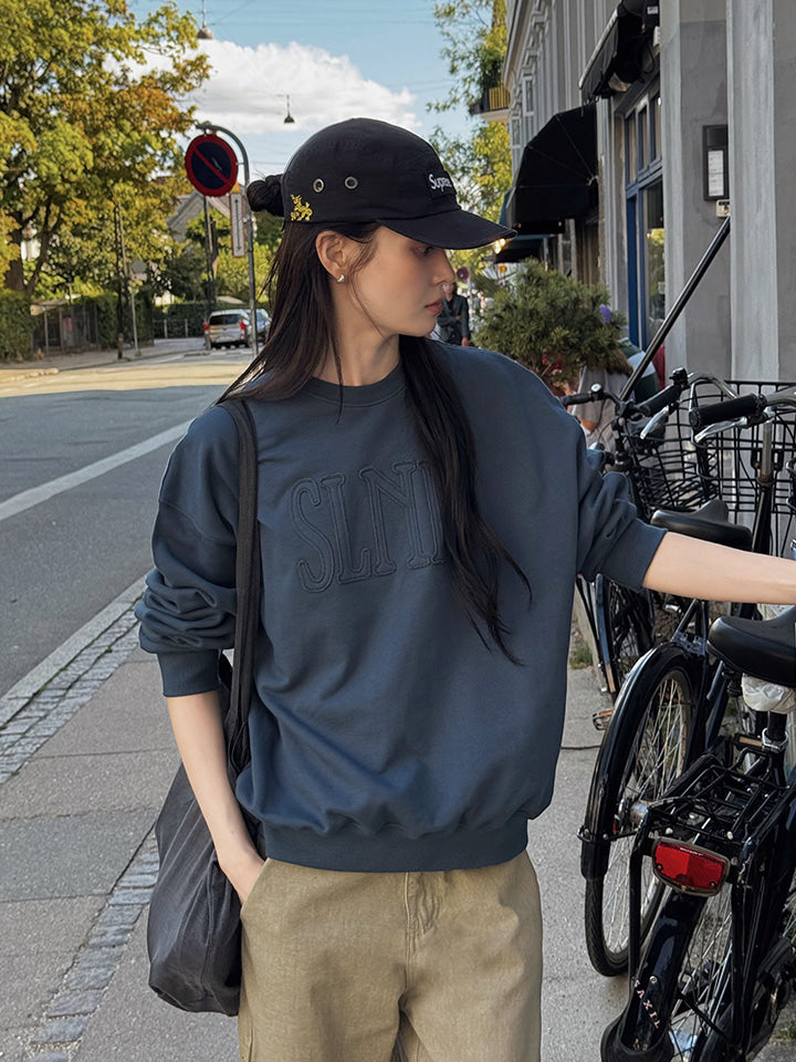 SIGNATURE PATCH SWEATSHIRT - 3 COLORS