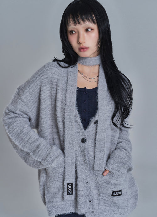 LUCA TIE CARDIGAN - 2 COLORS