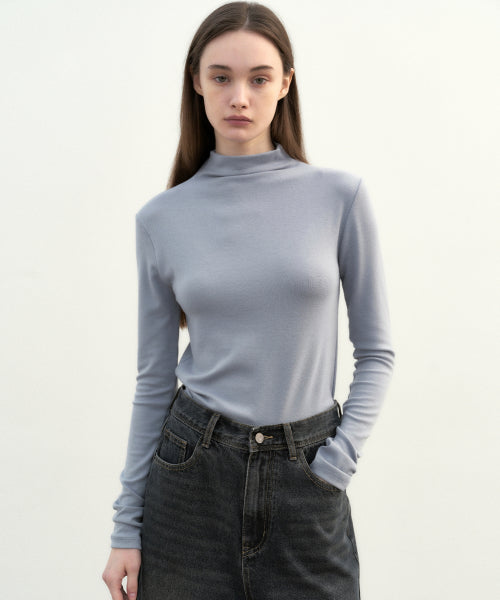 HIGH NECK SLIM TOP #徐睿知同款! - 11 COLORS AS SHOWN