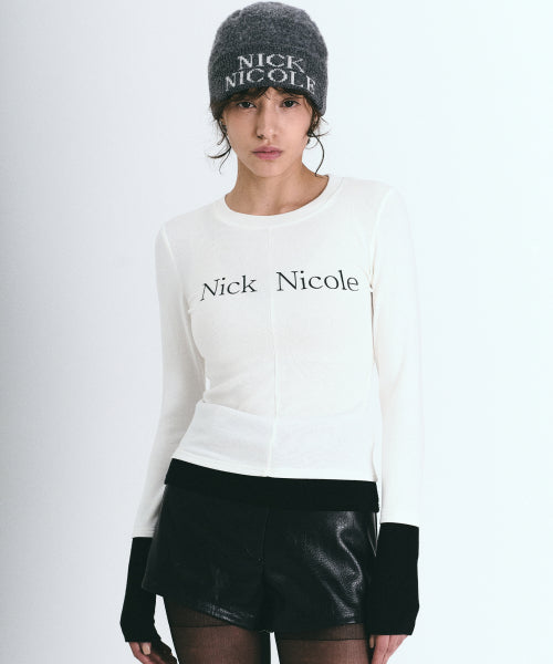LAYERED PINTUCK LONG SLEEVE TOP #徐睿知同款! - 3 COLORS IVORY