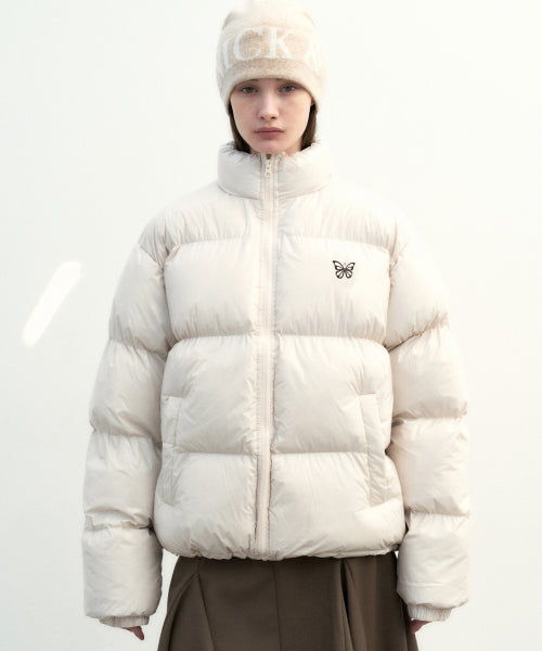 NICOLE BUTTERFLY GLOSSY PUFFER PADDING #徐睿知同款! - 3 COLORS CREAM