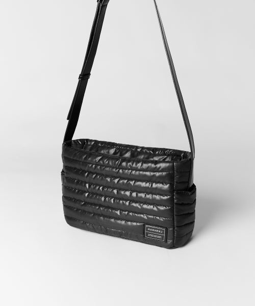 ALVIN PADDING CROSSBODY BAG - 3 COLORS BLACK