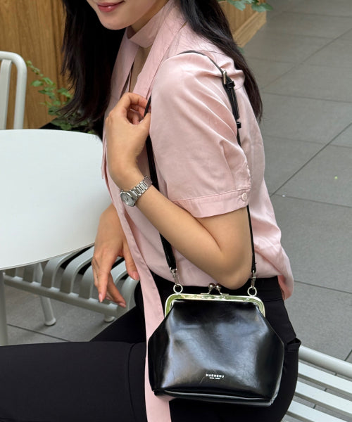 SALLY MINI TOTE SHOULDER BAG - 3 COLORS BLACK
