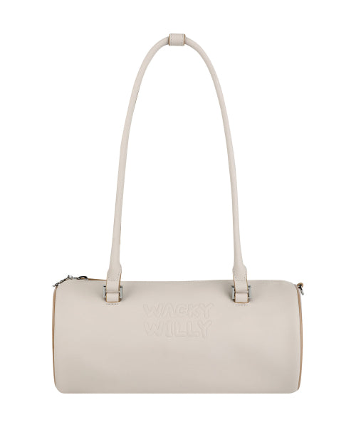LILY VOLUME HANDLE BARREL BAG #GISELLE同款! - 3 COLORS IVORY